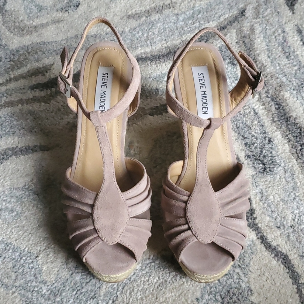 Steve Madden Suede Espadrilles🌤🌷💜
